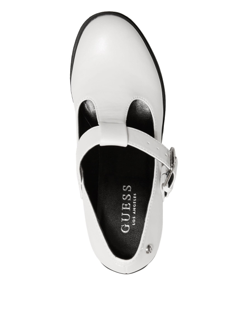 Жіночі туфлі Mary Jane GUESS на підборах 39,5 (9 US) 26 см Білий 1159845091