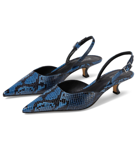 Жіночі шкіряні туфлі Michael Kors з принтом 41 (10 US) 26,5 см Чорний/Синій 1159846098