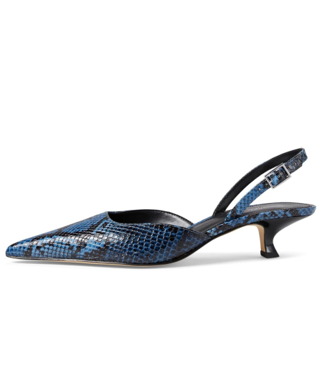 Жіночі шкіряні туфлі Michael Kors з принтом 41 (10 US) 26,5 см Чорний/Синій 1159846098