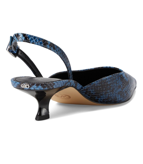 Жіночі шкіряні туфлі Michael Kors з принтом 41 (10 US) 26,5 см Чорний/Синій 1159846098