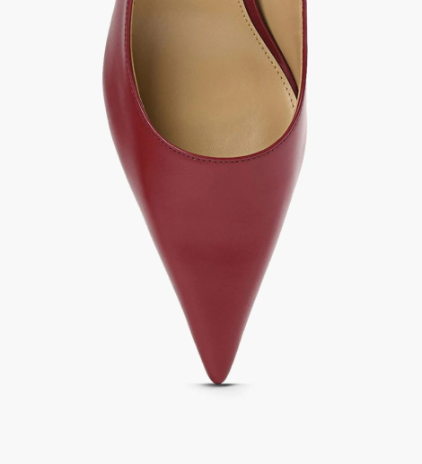 Жіночі туфлі з натуральної шкіри Luna Michael Kors на підборах 38,5 (8 US) 24,5 см Бордовий 1159851330