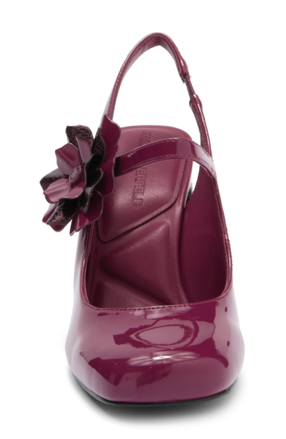 Лакированные туфли Karl Lagerfeld Paris на каблуке 38 (7,5 US) 24,5 см Бордовый 1159852003