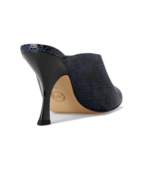 Женские кожаные туфли-мюли Luna Michael Kors на каблуке 36 (6 US) 23 см Синий 1159852855