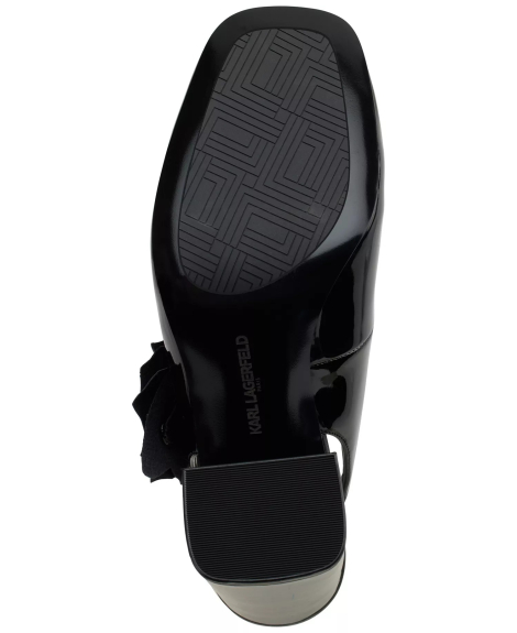 Лакированные туфли Karl Lagerfeld Paris на каблуке 40 (9 US) 26,2 см Черный 1159853932