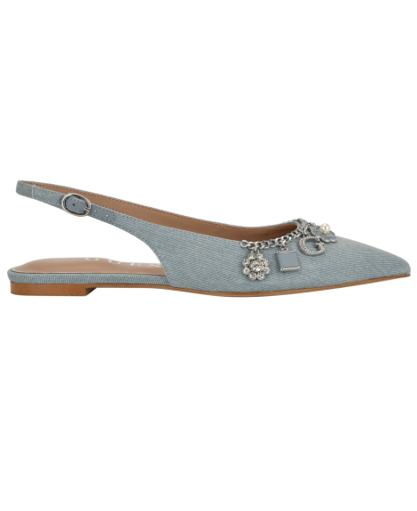 Женские мюли GUESS слингбэки 37,5 (7 US) 24,5 см Синий 1159854424