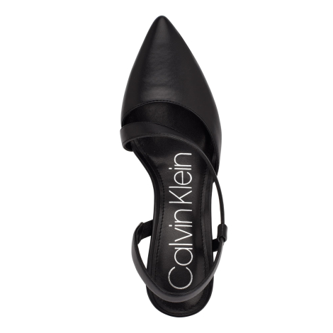 Жіночі туфлі на підборах Calvin Klein Greer відкритою п'ятою 39 (8,5 US) 25,5 см Чорний 1159859501