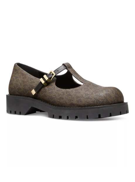 Женские туфли Darrington Mary Jane Michael Kors на платформе 37 (7 US) 24,5 см Коричневый 1159861171