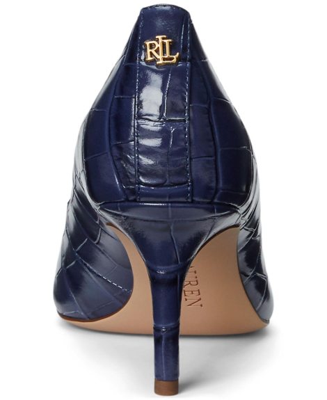 Жіночі шкіряні туфлі Ralph Lauren на підборах 41 (9,5 US) 27 см Синій 1159862054