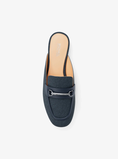 Женские текстильные мюли Carson Michael Kors 40 (9 US) 26,5 см Синий 1163045066