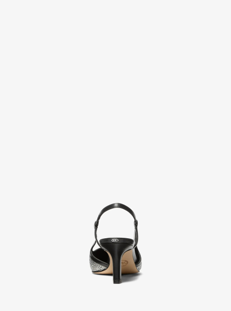Женские туфли со стразами Alora Michael Kors на каблуке 38,5 (8 US) 25 см Черный 1163091007
