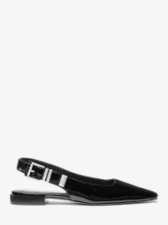 Женские туфли Michael Kors слингбэки из натуральной кожи 36 (6 US) 24,5 см Черный 1159840846