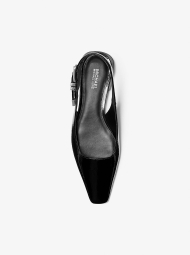 Женские туфли Michael Kors слингбэки из натуральной кожи 36 (6 US) 24,5 см Черный 1159840846