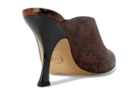 Жіночі шкіряні туфлі-мюлі Luna Michael Kors на підборі 36,5 (6,5 US) 24 см Коричневий 1159844324