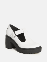 Женские туфли Mary Jane GUESS на каблуке 39,5 (9 US) 26 см Белый 1159845091