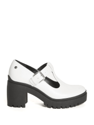 Женские туфли Mary Jane GUESS на каблуке 39,5 (9 US) 26 см Белый 1159845091