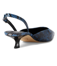 Жіночі шкіряні туфлі Michael Kors з принтом 41 (10 US) 26,5 см Чорний/Синій 1159846098