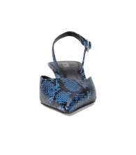 Жіночі шкіряні туфлі Michael Kors з принтом 41 (10 US) 26,5 см Чорний/Синій 1159846098