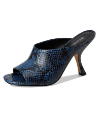 Женские кожаные туфли-мюли Luna Michael Kors на каблуке 36 (6 US) 23 см Синий 1159852855