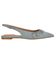 Женские мюли GUESS слингбэки 37 (6,5 US) 24 см Синий 1159854425