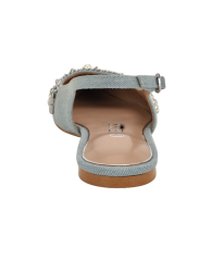 Женские мюли GUESS слингбэки 37,5 (7 US) 24,5 см Синий 1159854424