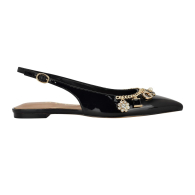 Женские лакированные мюли GUESS слингбэки 37 (6,5 US) 24 см Черный 1159854474