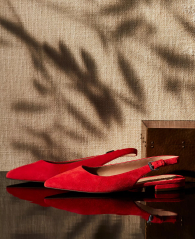 Жіночі замшеві туфлі Ralph Lauren слінгбеки 36 (6 US) 24,5 см Червоний 1159859641