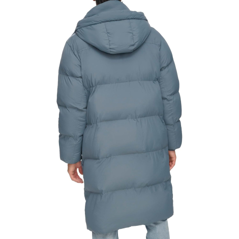Мужская длинная куртка DKNY с капюшоном 1159842584 (Синий M)