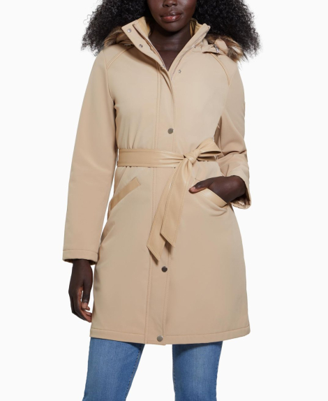 Удлиненная куртка Guess 1159848495 (Бежевый XXL)