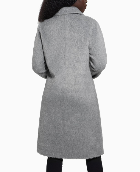 Женское пальто Guess на пуговицах 1159848756 (Серый XL)