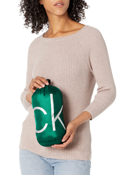 Женская удлиненная куртка Calvin Klein 1159850722 (Зеленый XL)