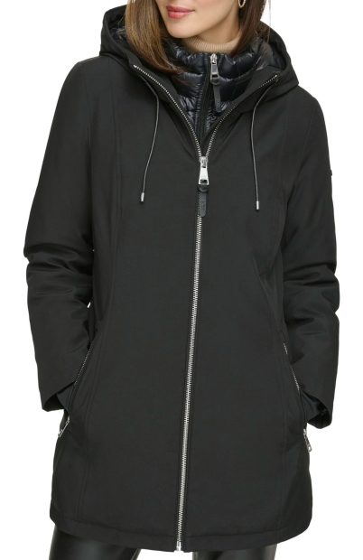 Женская теплая куртка DKNY 1159850740 (Черный XL)