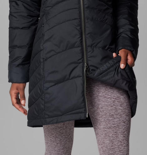 Женская удлиненная куртка Columbia с капюшоном 1159851988 (Черный S)