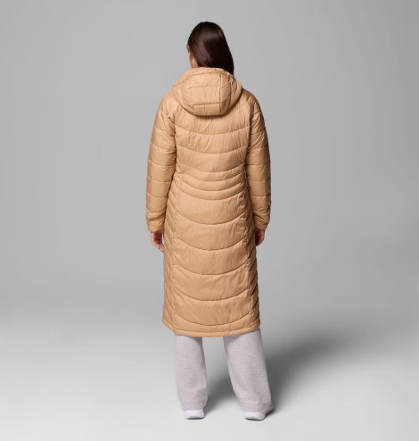 Женская длинная куртка Columbia с капюшоном 1159852949 (Бежевый M)