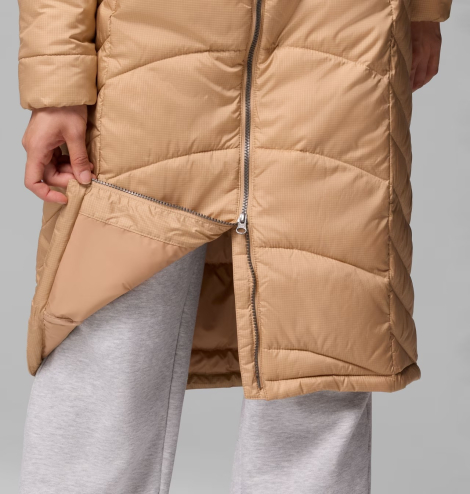Женская длинная куртка Columbia с капюшоном 1159852949 (Бежевый M)