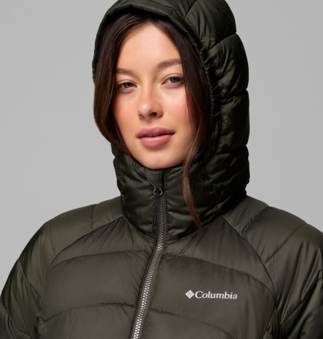 Женская длинная куртка Columbia с капюшоном 1159853190 (Зеленый M)