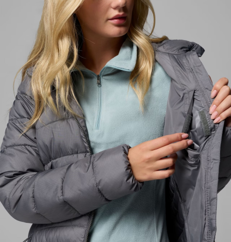 Женская длинная куртка Columbia с капюшоном 1159853294 (Серый M)