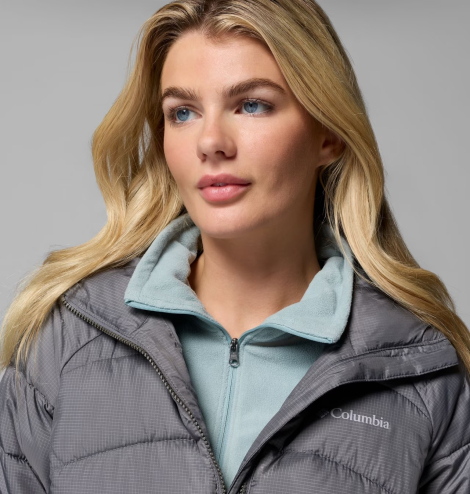 Женская длинная куртка Columbia с капюшоном 1159853294 (Серый M)