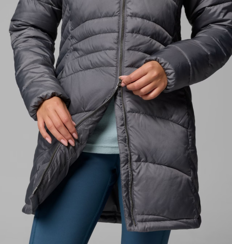 Женская длинная куртка Columbia с капюшоном 1159853294 (Серый M)