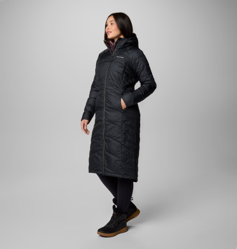 Женская длинная куртка Columbia с капюшоном 1159853628 (Черный L)