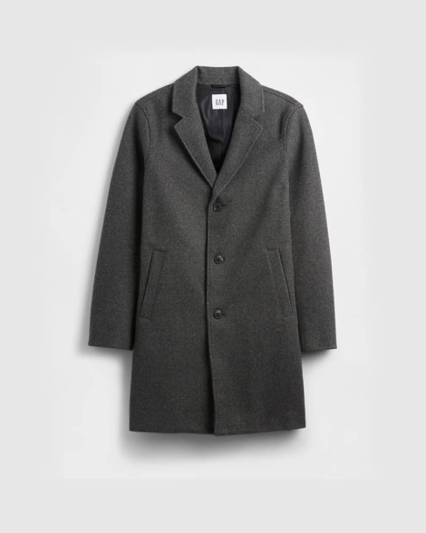 Мужское пальто GAP 1159858319 (Серый M)