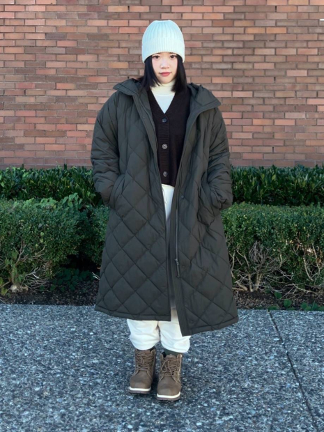 Длинная куртка PUFFERTECH UNIQLO 1159860431 (Зеленый S)