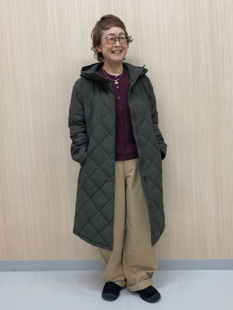 Длинная куртка PUFFERTECH UNIQLO 1159860431 (Зеленый S)