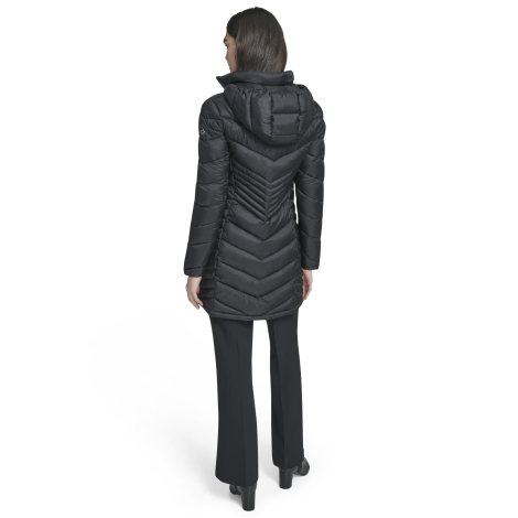 Удлинённая куртка Calvin Klein с капюшоном 1159861026 (Черный XS)