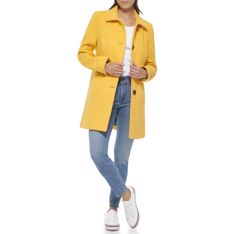 Женское пальто Tommy Hilfiger на пуговицах 1159864578 (Желтый XXL)