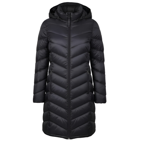 Удлинённая куртка Calvin Klein с капюшоном 1162893198 (Черный L)