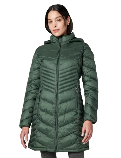 Женская удлиненная куртка Calvin Klein 1163161085 (Зеленый XL)