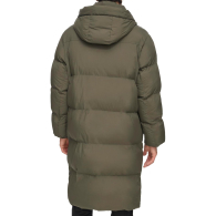 Мужская длинная куртка DKNY с капюшоном 1159844598 (Зеленый XL)