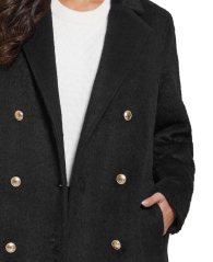 Жіноче двобортне пальто Guess 1159850022 (Чорний XS)