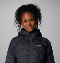 Женская удлиненная куртка Columbia с капюшоном 1159851988 (Черный S)