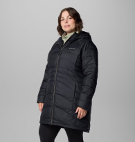 Женская удлиненная куртка Columbia с капюшоном 1159851988 (Черный S)